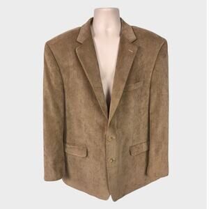 Lauren Ralph Lauren 48L Brown Corduroy Mens Sport Coat